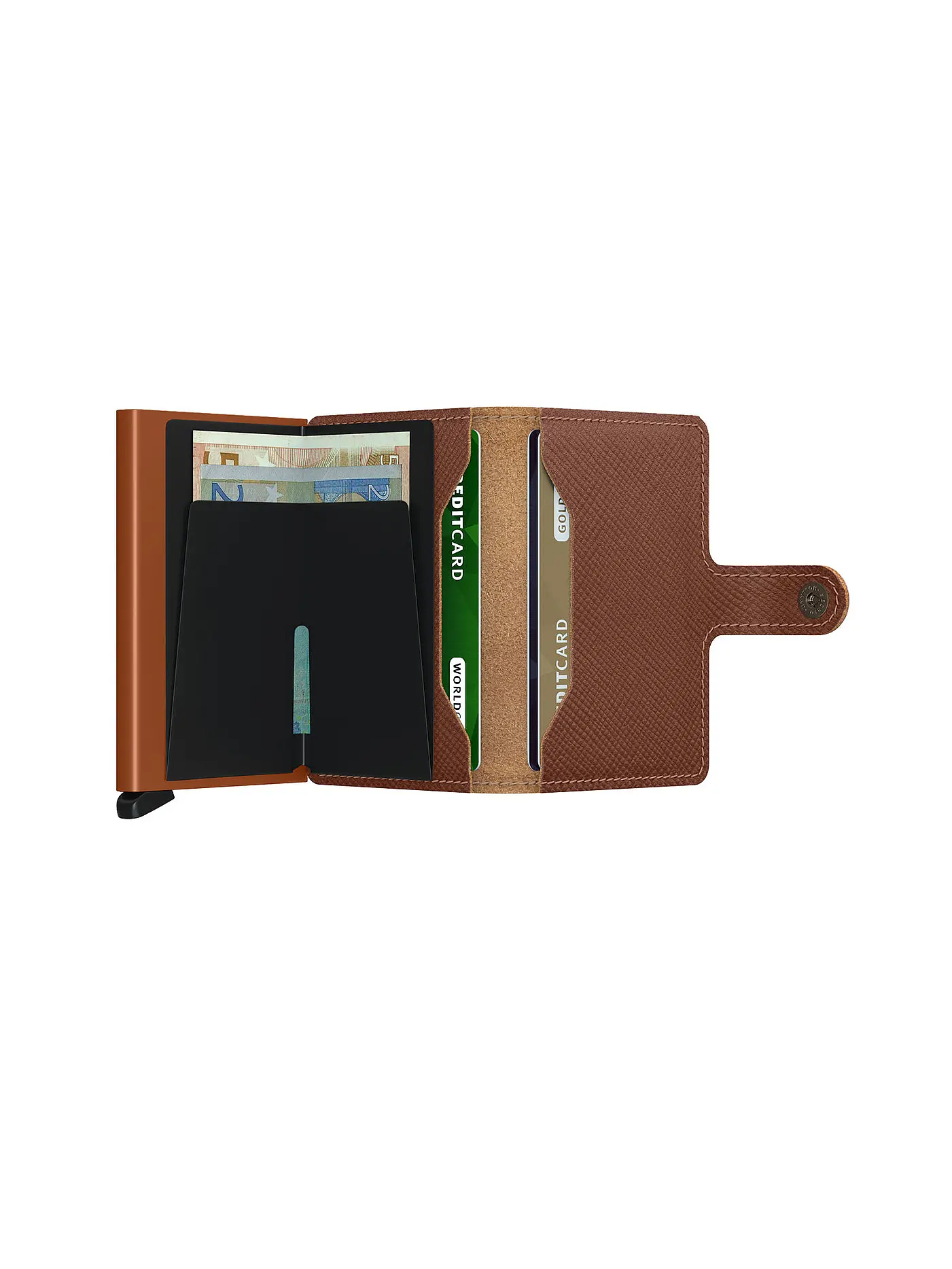 SECRID | Geldbörse - Miniwallet Saffiano Caramel | 